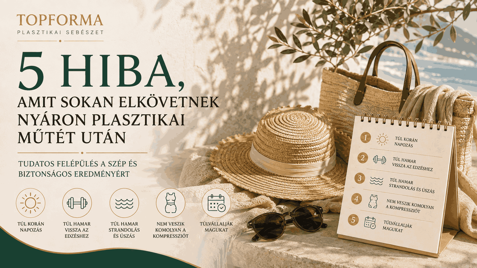 5 hiba, amit sokan elkövetnek nyáron plasztikai műtét után