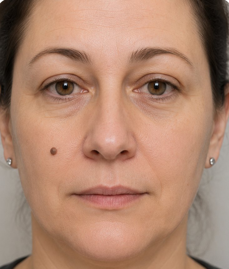 Mole Removal – Before